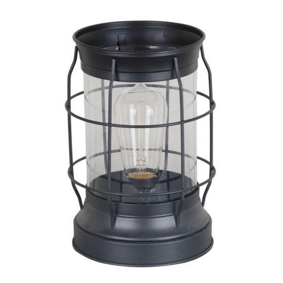 Better Homes & Gardens Modern Bronze Metal & Glass Edison Lantern - Picture 1 of 15